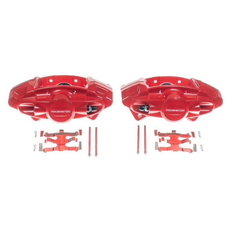 Power Stop 09-13 Infiniti FX50 Rear Red Calipers w/o Brackets - Pair-Brake Calipers - Perf-PowerStop-PSBS6182-SMINKpower Performance Parts