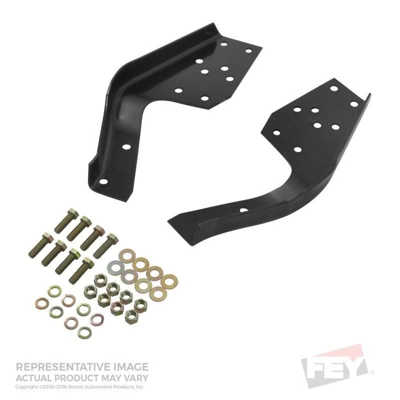 Westin/Fey 67-96 F-150/250LD / 67-98 Ford F-250 HD/350 Universal Bumper Mount Kit - Black - SMINKpower Performance Parts WES92300 Westin