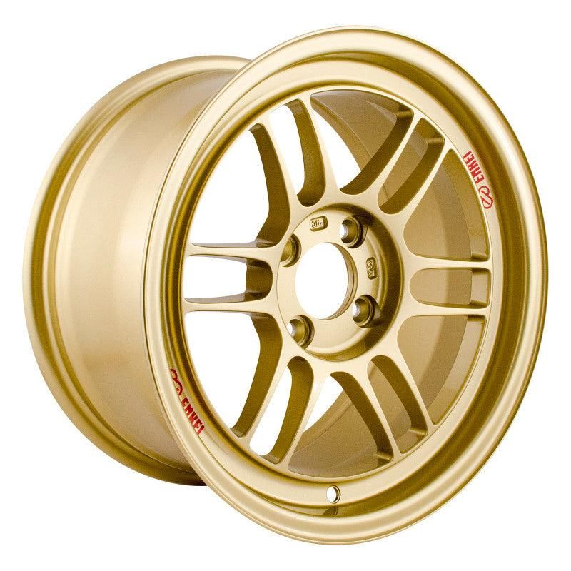 Enkei RPF1 15x8 4x100 28mm Offset 75mm Bore Gold Wheel - SMINKpower Performance Parts ENK3795804928GG Enkei