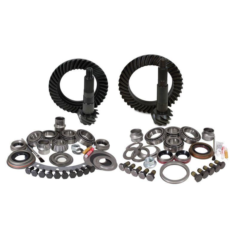 Yukon Gear & Install Kit Package For Jeep TJ w/ Dana 30 Front/Model 35 Rear in a 4.56 Ratio - SMINKpower Performance Parts YUKYGK005 Yukon Gear & Axle