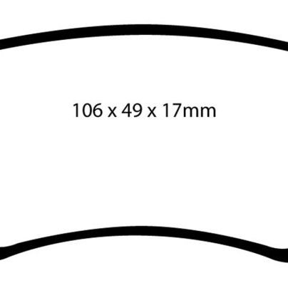 EBC 11+ Volvo S60 2.5 Turbo T5 (300mm Front Rotors) Redstuff Rear Brake Pads-Brake Pads - Performance-EBC-EBCDP31934C-SMINKpower Performance Parts