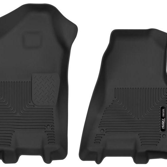 Husky Liners 2019 RAM 1500 Crew Cab/Quad Cab X-Act Contour Black Front Floor Liners-Floor Mats - Rubber-Husky Liners-HSL54501-SMINKpower Performance Parts