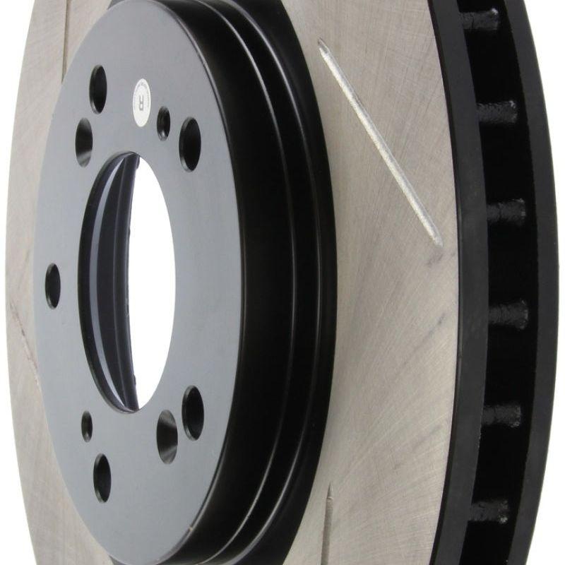 StopTech Power Slot SportStop 00-06 Honda S2000 Slotted Front Right Rotor-Brake Rotors - Slotted-Stoptech-STO126.40048SR-SMINKpower Performance Parts