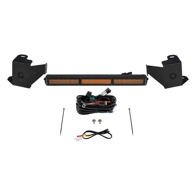 Diode Dynamics 2022 Toyota Tundra Stealth Bumper Light Bar Kit - Amber Combo - SMINKpower Performance Parts DIODD7413 Diode Dynamics