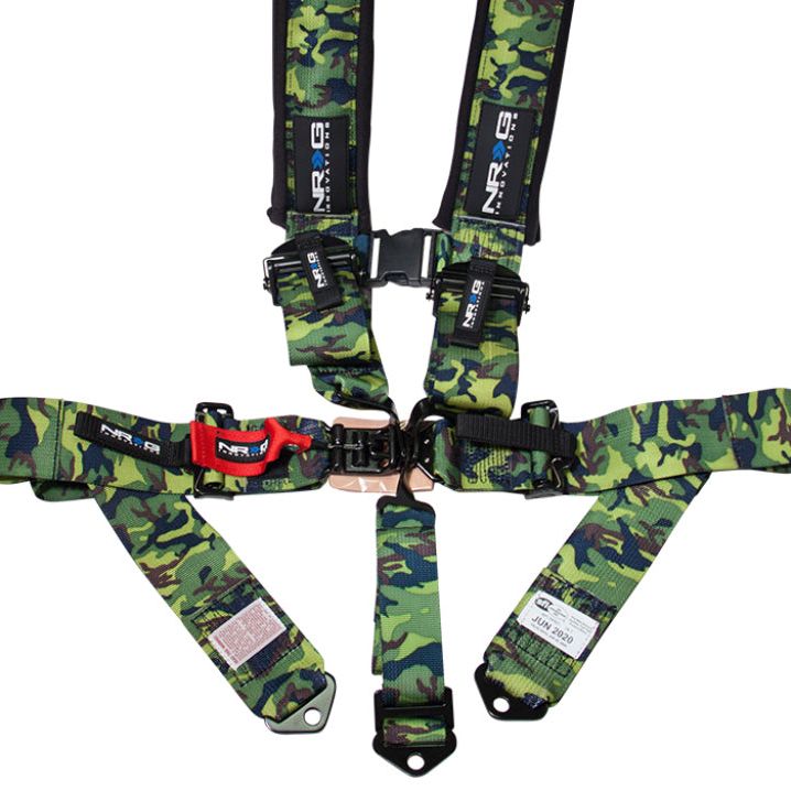 NRG SFI 16.1 5pt 3in. Seat Belt Harness/ Latch Link - Camo-Seat Belts & Harnesses-NRG-NRGSBH-5PCCAMO-620-SMINKpower Performance Parts