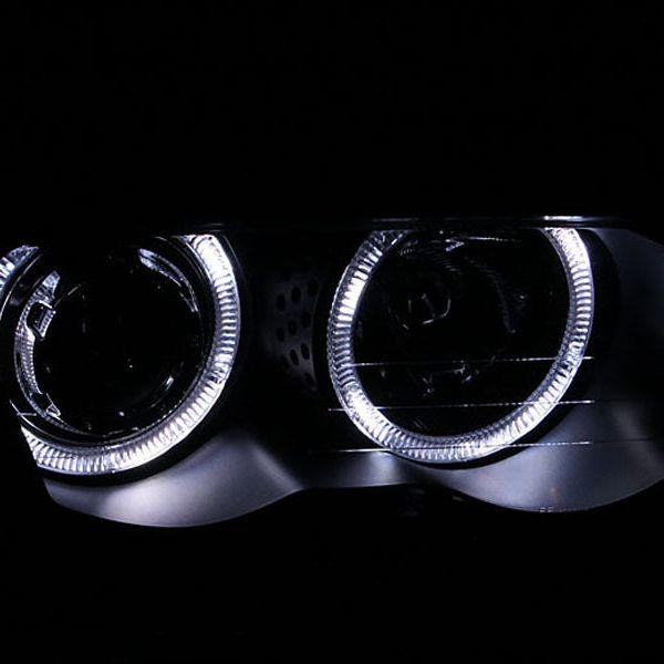 ANZO 1999-2001 BMW 3 Series E46 Projector Headlights w/ Halo Black (CCFL) - SMINKpower Performance Parts ANZ121261 ANZO