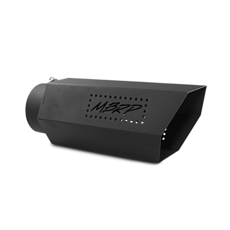 MBRP Universal Hex Tip 5in Inlet 16in length w/o Logo - Black Coated-Tips-MBRP-MBRPT5167BLK-SMINKpower Performance Parts