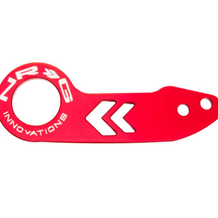 NRG Universal Rear Tow Hook - Anodized Red