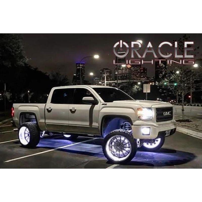 Oracle LED Illuminated Wheel Rings - Double LED - White - SMINKpower Performance Parts ORL4228-001 ORACLE Lighting