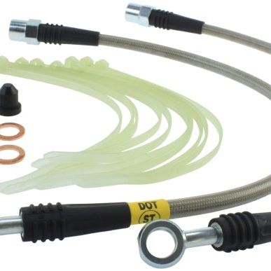 StopTech VW/Audi Front Stainless Steel Brake Line Kit-Brake Line Kits-Stoptech-STO950.33006-SMINKpower Performance Parts
