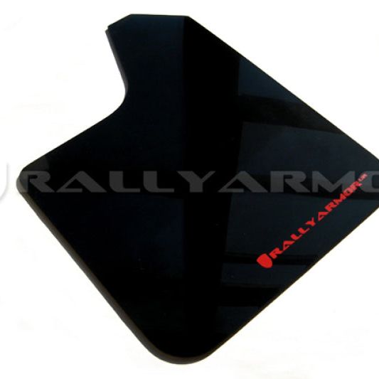 Rally Armor Universal Fit (No Hardware) Red UR Mud Flap w/ White Logo-Mud Flaps-Rally Armor-RALMF12-UR-RD/WH-SMINKpower Performance Parts