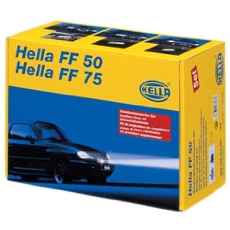 Hella FF75 Series H7 12V/55W Hallogen Fog Lamp Kit - SMINKpower Performance Parts HELLA008284801 Hella