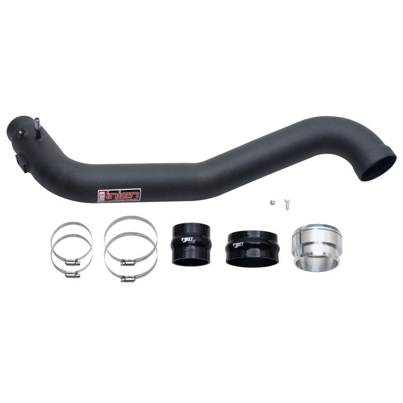 Injen 15-20 Ford F150 2.7L V6 (tt) Aluminum Intercooler Piping Kit - Wrinkle Black - SMINKpower Performance Parts INJSES9014ICPCWB Injen