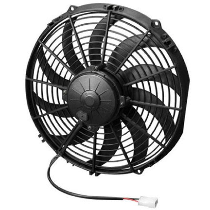 SPAL 1381 CFM 12in High Performance Fan - Push/Curved (VA10-AP70/LL-61S)-Fans & Shrouds-SPAL-SPL30102030-SMINKpower Performance Parts