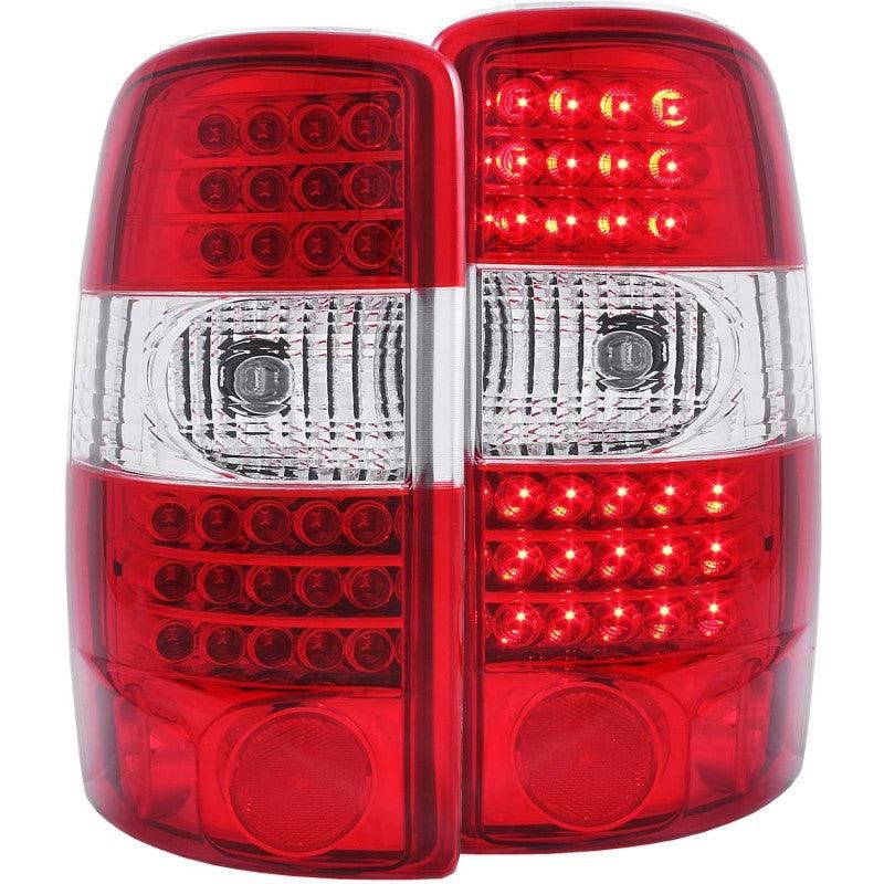 ANZO 2000-2006 Chevrolet Suburban LED Taillights Red/Clear G2 - SMINKpower Performance Parts ANZ311100 ANZO