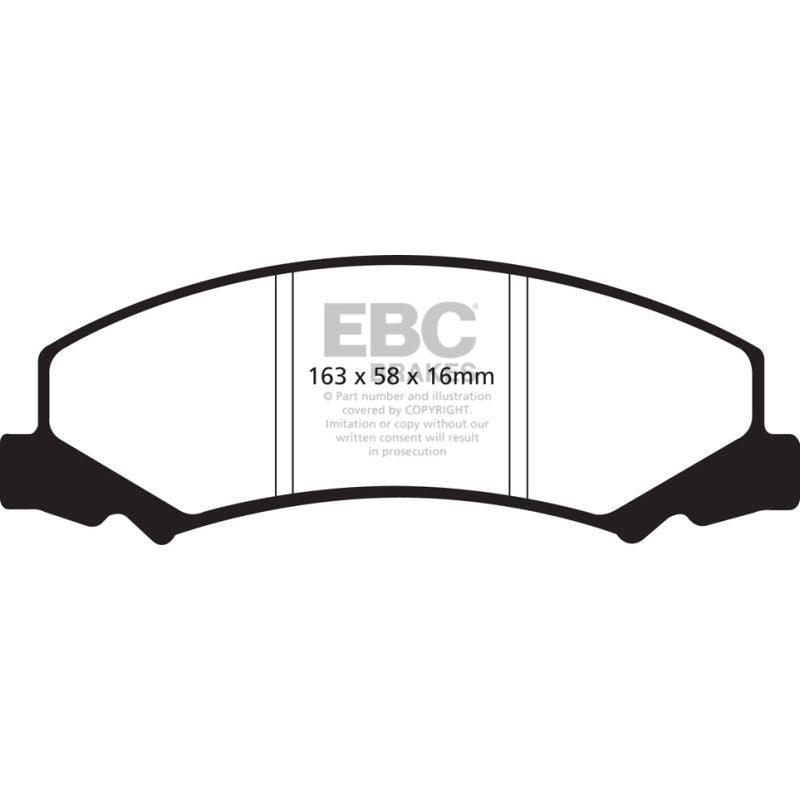 EBC 08-09 Buick Allure (Canada) 5.3 Redstuff Front Brake Pads - SMINKpower Performance Parts EBCDP31762C EBC