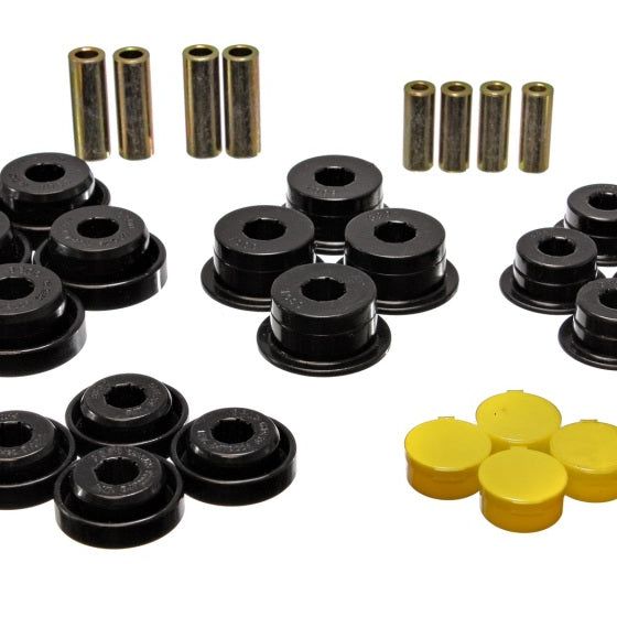 Energy Suspension 97-06 Jeep Wrangler TJ Blk Rear Control Arm Bushings (Must reuse OEM Outer Shells - SMINKpower Performance Parts ENG2.3107G Energy Suspension
