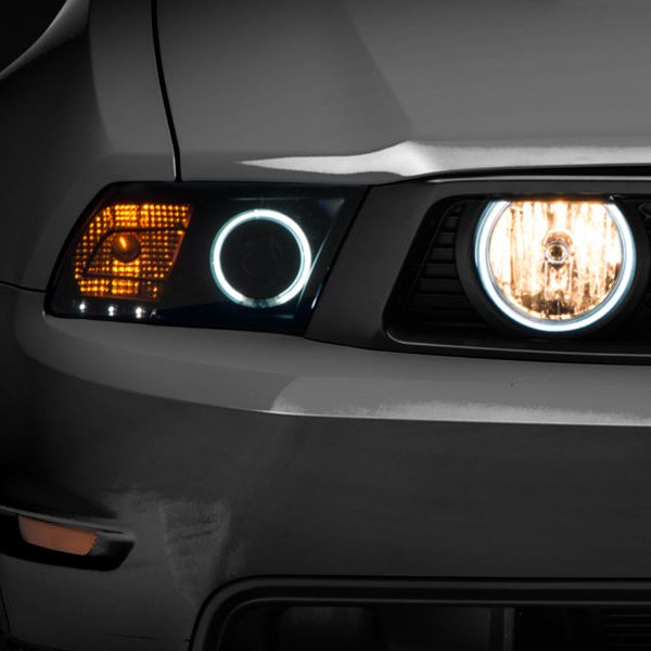 Raxiom 05-12 Ford Mustang GT LED Halo Fog Lights (Smoked) - SMINKpower Performance Parts RAX49134 Raxiom
