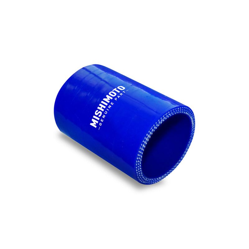 Mishimoto 3.5 Inch Straight Coupler - Blue-Silicone Couplers & Hoses-Mishimoto-MISMMCP-35SBL-SMINKpower Performance Parts