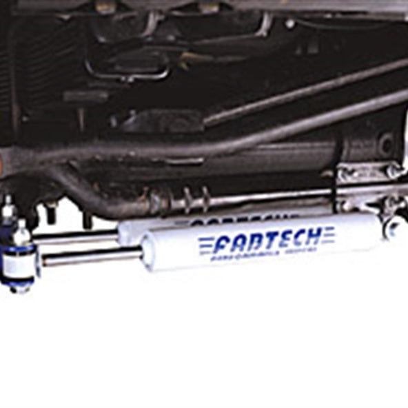 Fabtech 07-14 GM C/K1500 2WD/4WD Dual Steering Stabilizer System w/Perf. Shocks - SMINKpower Performance Parts FABFTS21044BK Fabtech