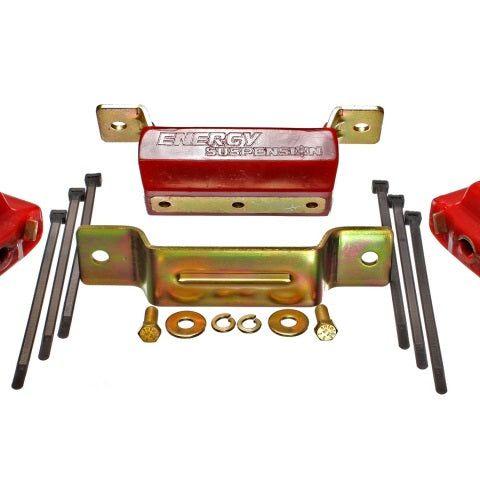 Energy Suspension 88-94 GM Blazer 4WD K Series Red Motor and Transmision Mounts; Zinc Finish-Bushing Kits-Energy Suspension-ENG3.1131R-SMINKpower Performance Parts