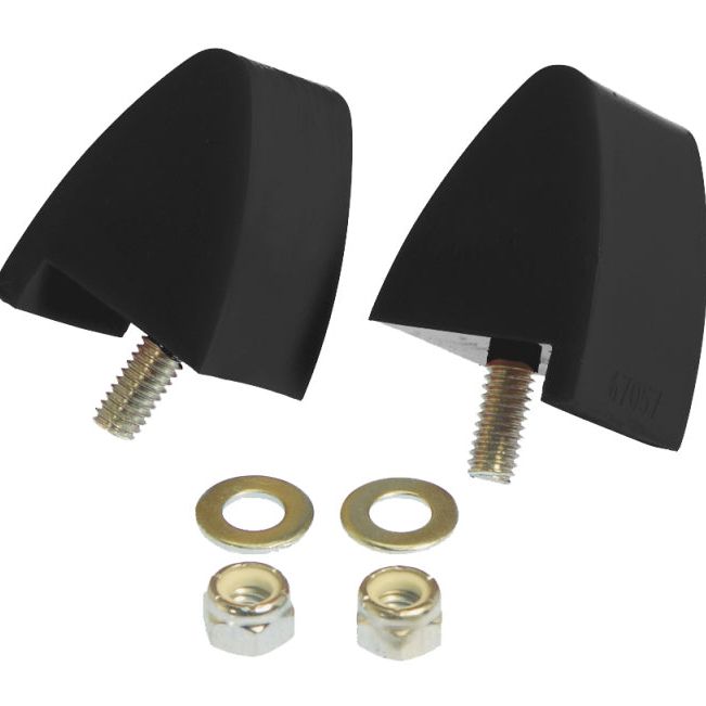 Prothane 64-73 Ford Mustang Front Bump Stops - Black