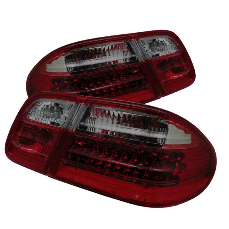 Xtune Mercedes Benz W210 E-Class 96-02 LED Tail Lights Red Smoke ALT-CL-MBW210-LED-RSM - SMINKpower Performance Parts SPY5020659 SPYDER