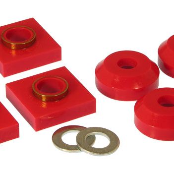 Prothane 76 & Earlier Ford F150/250 Transfer Case Mounts - Red - SMINKpower Performance Parts PRO6-1601 Prothane